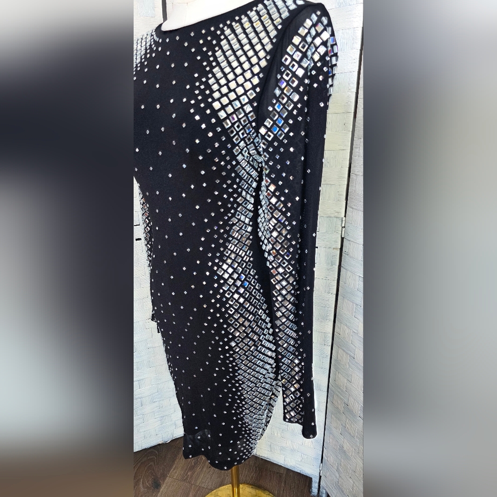 Symphony Black Mini Dress - Picture 7 of 11